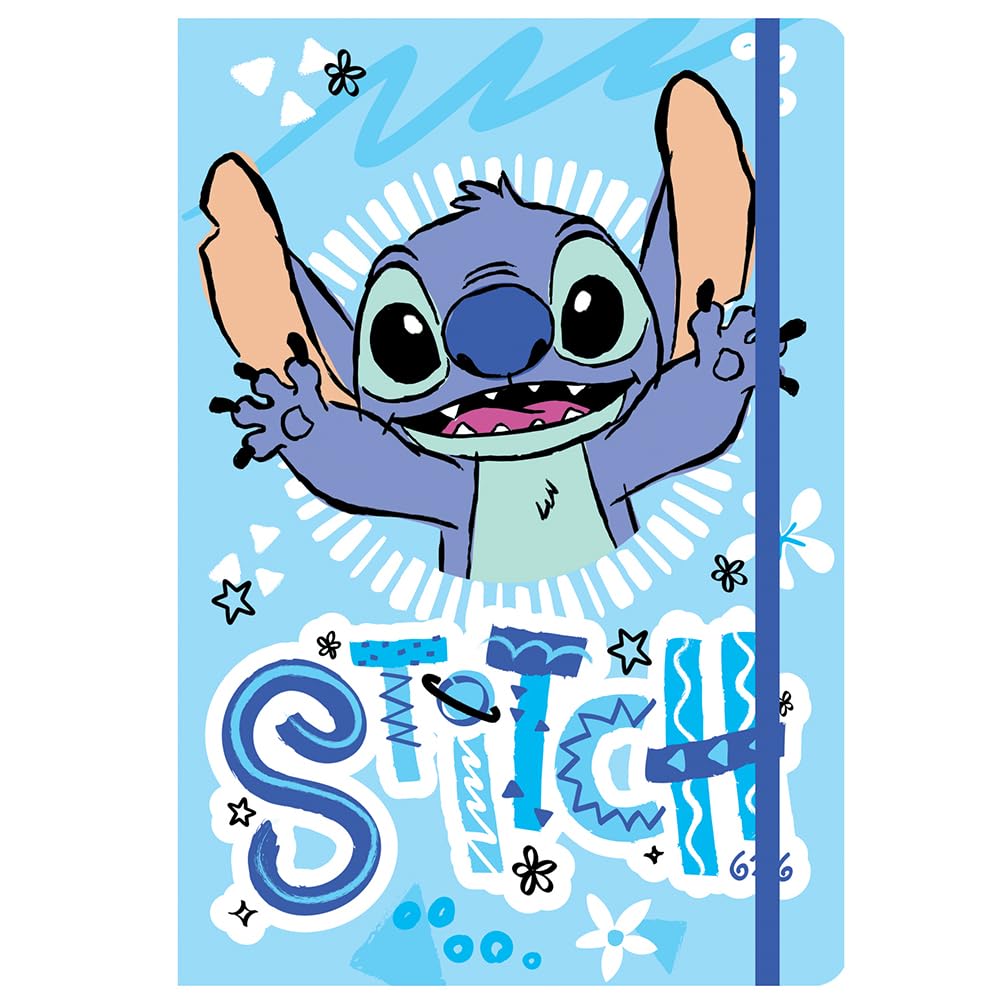Disney Design Group Creative Kids Craft Set Stitch A5 Hardcover Notebook
