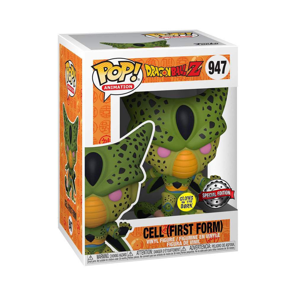 Funko Pop! Animation: DBZ - Cell - (First Form) - Glow in The Dark - Dragon Ball