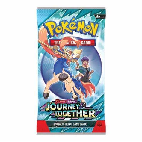 Pokémon Pokemon - Journey Together - Single Booster Pack - 10 Cards - Pack Art