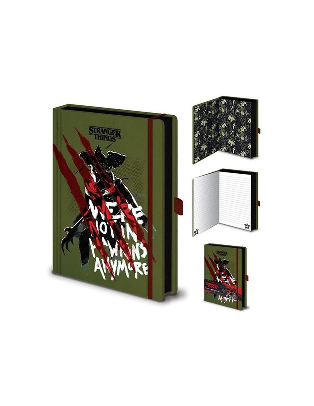 Stranger Things "Not In Hawkins" A5 Notebook - Premium Lined Perfect for Work &