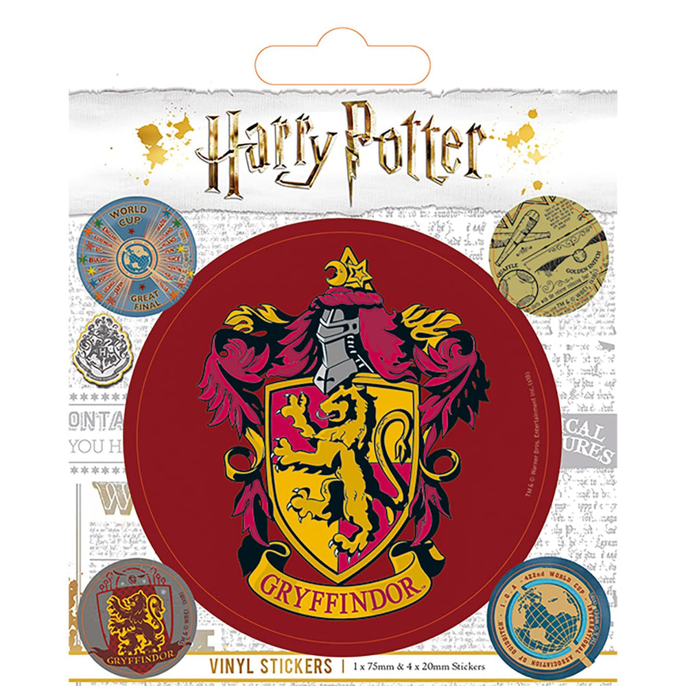 Wizarding World Harry Potter-Gryffindor Vinyl Sticker Multi-Color 10 x 12.5cm