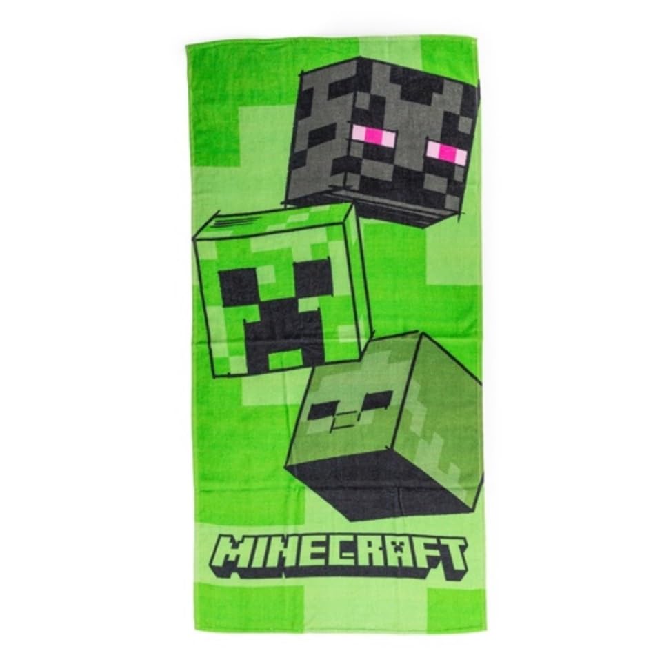 Carbotex Minecraft Mc24521014 Beach Towel Bath Towel 70 x 140 cm