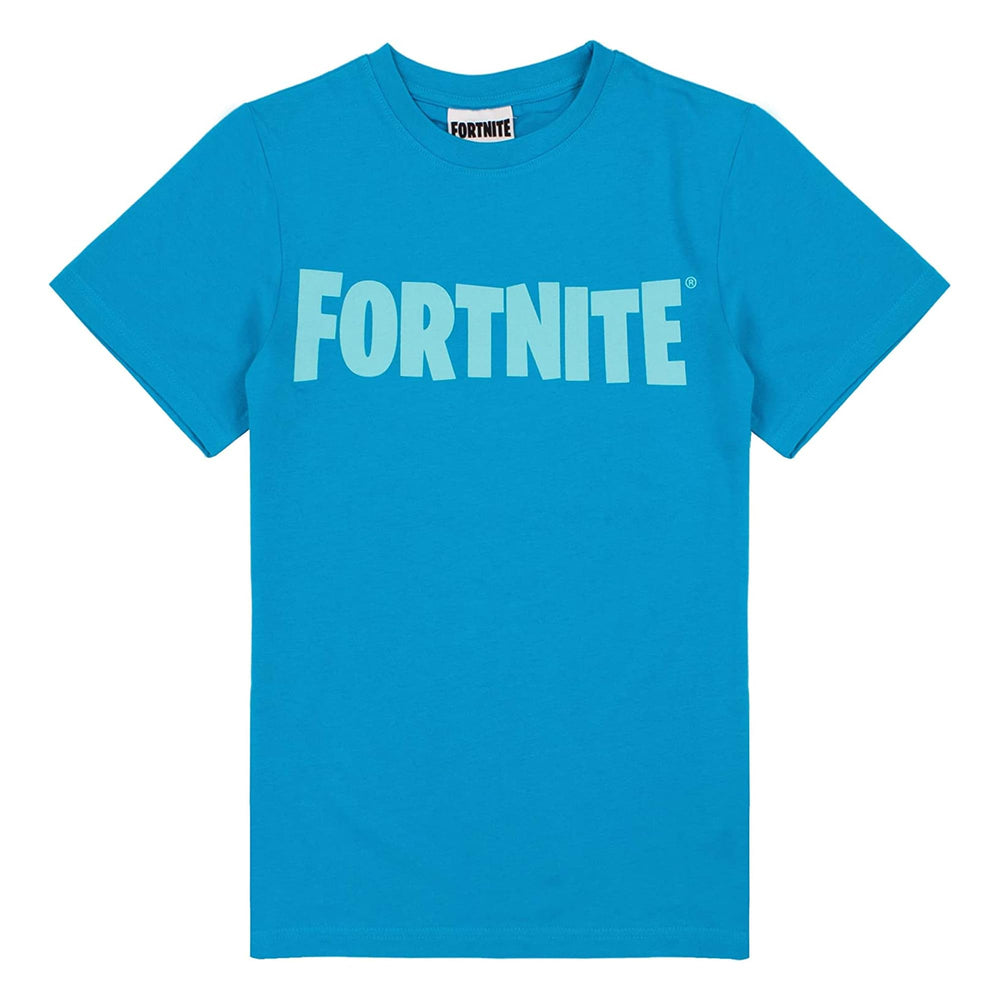 Fortnite Boy's Logo T-Shirt Blue 14-16 Years