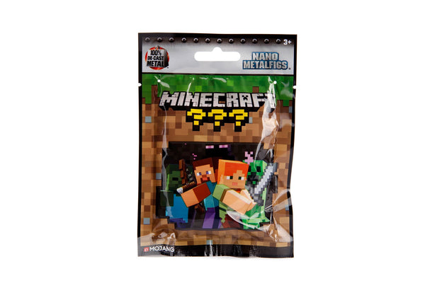 Minecraft Nanofigs Blind BAG Assortment of 1.65 inch Die Cast action figure