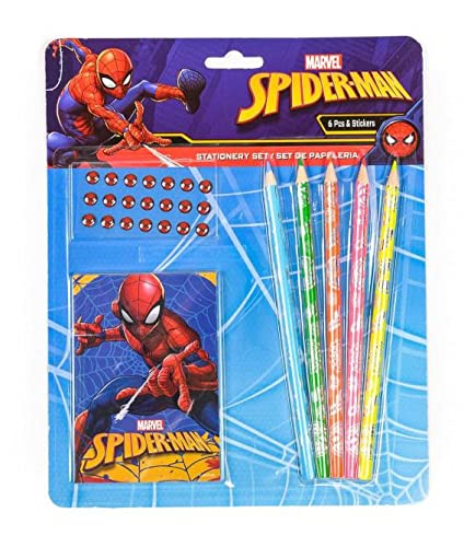 Disney - Spiderman 6 Piece Set with Stickers mv15325