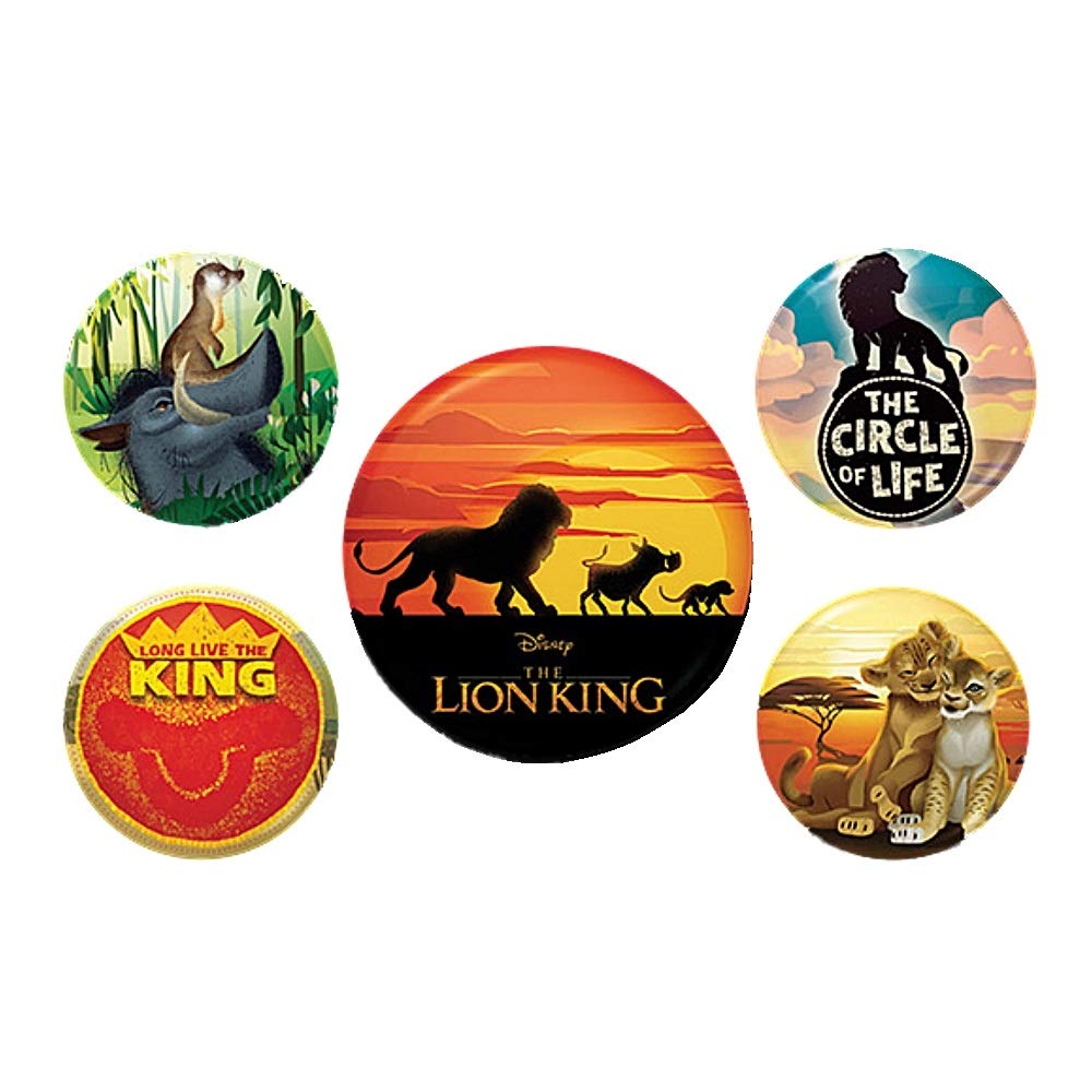 Echte Disney The Lion King Life of a King 5-delige badge set met knopen 3 Years