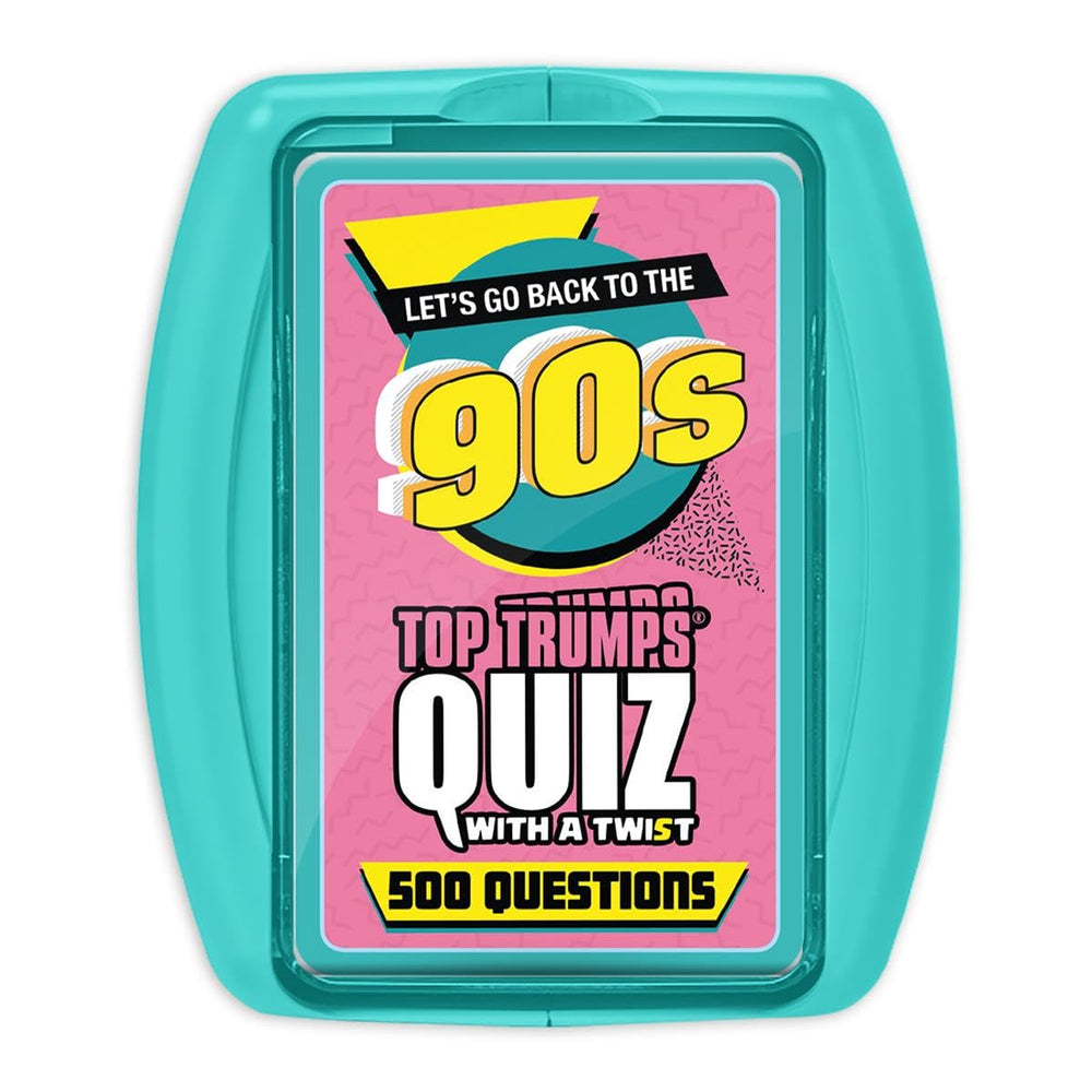 Top Trumps 90s Quiz Game Card Game 500 questions to test your knowledge and