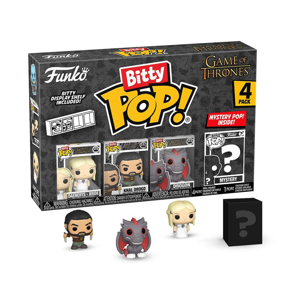 Funko Bitty Pop! GoT - Khaleesi 4pk and a Surprise Mini Figure - 0.9 Inch (2.2