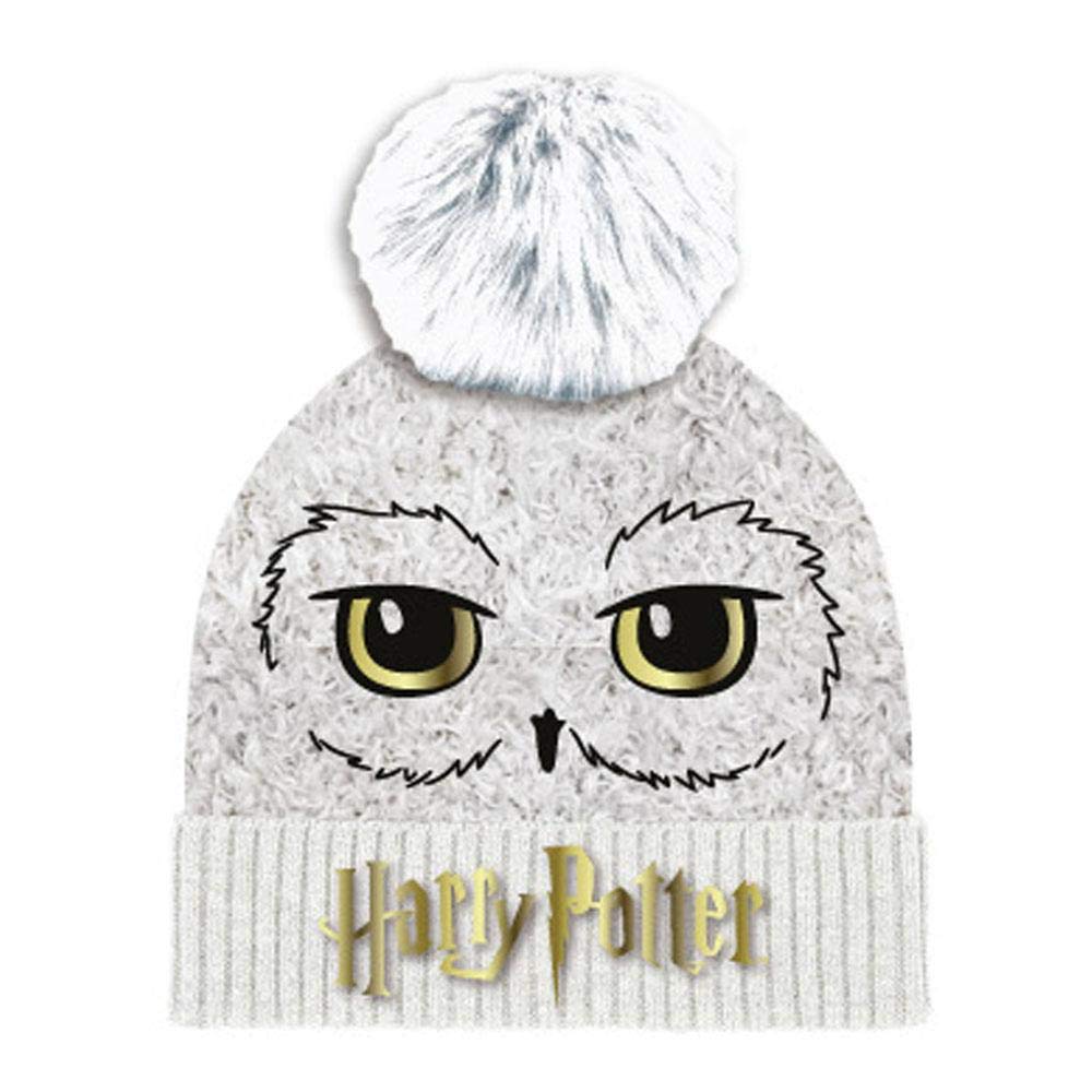 Harry Potter Hedwig Beanie Hat White One Size White One Size