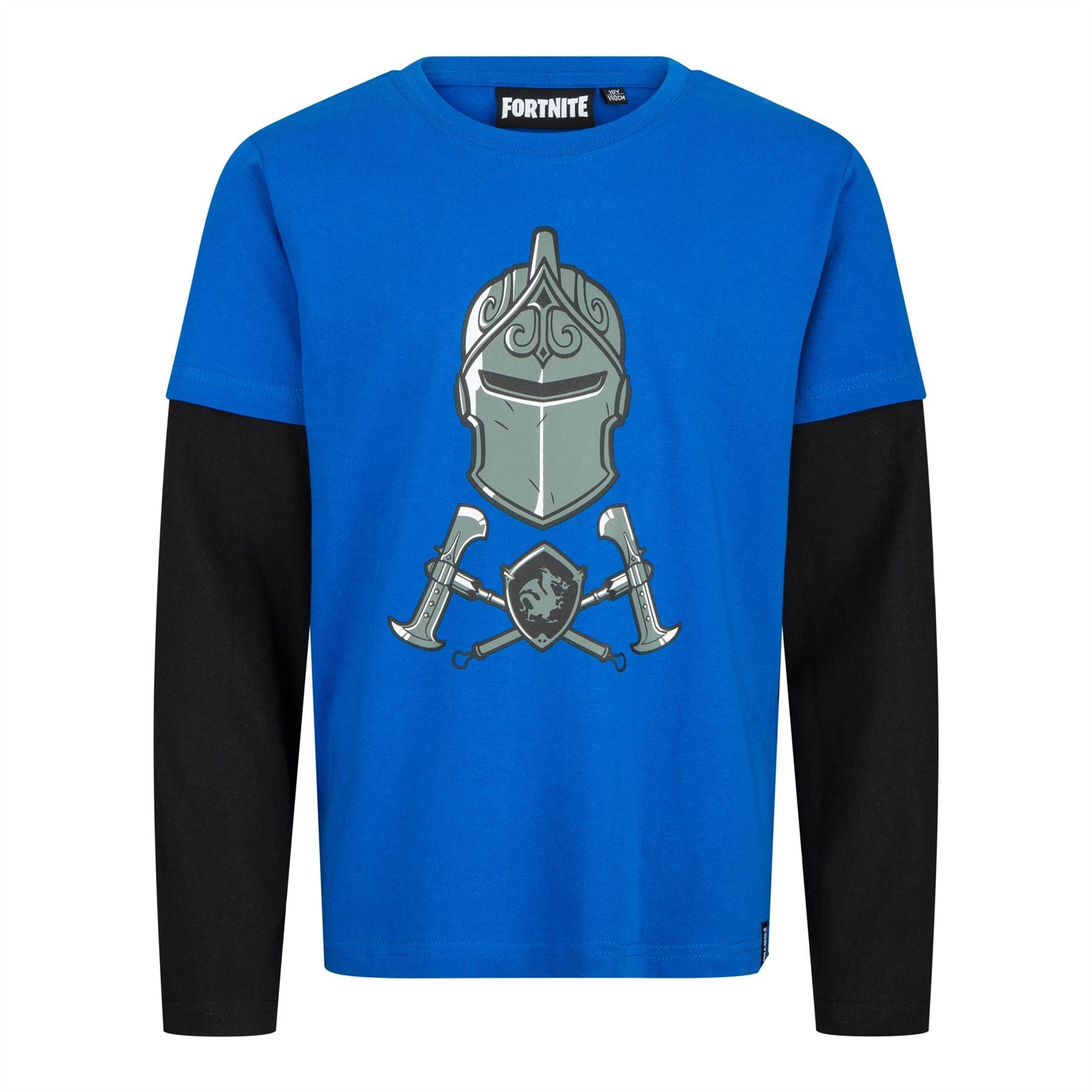 FORTNITE | Long Sleeve | DARK KNIGHT | BLUE T-Shirt Age 10-16