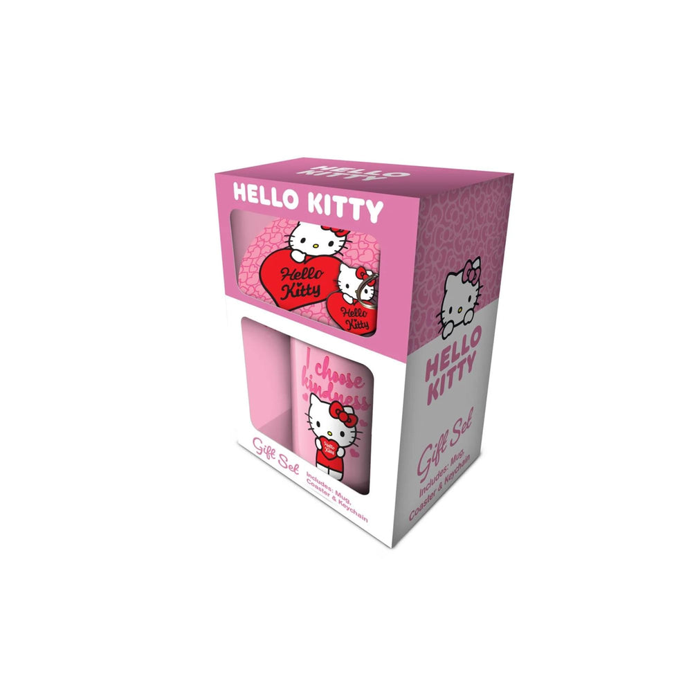 Pyramid International Hello Kitty My Heart Mug Coaster & Keychain Gift Set