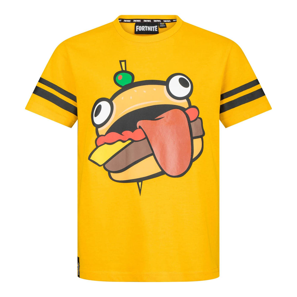 Fortnite Durr Burger Orange Gaming Cotton T-Shirt Sizes 7-14 Years (14 Years)