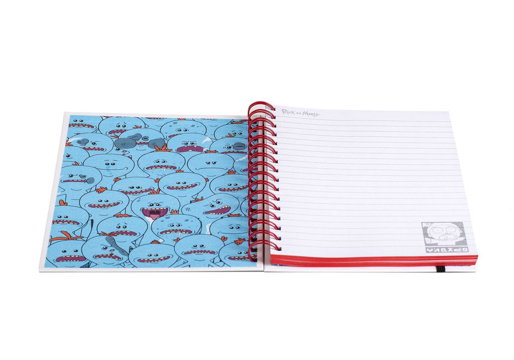 RICK & MORTY A5 Note Book Ruled WANTED Design Spiral Notebook