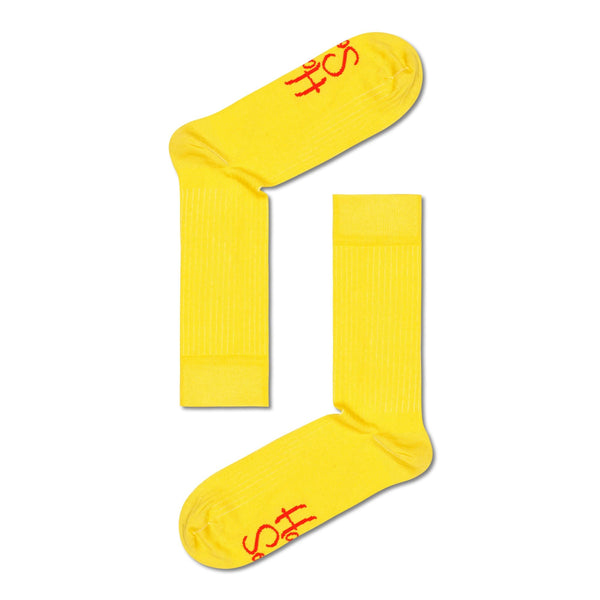 Happy Socks Solid Rib Socks Unisex Adult multicoloured 41-46