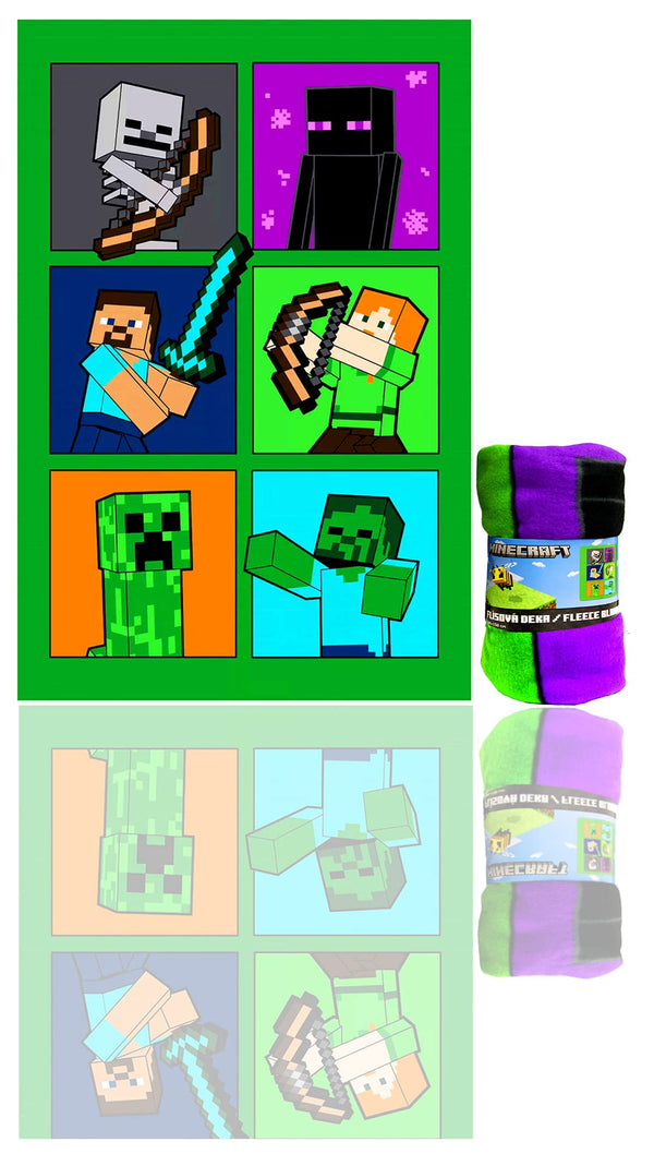 Minecraft Super Soft Fleece Blanket