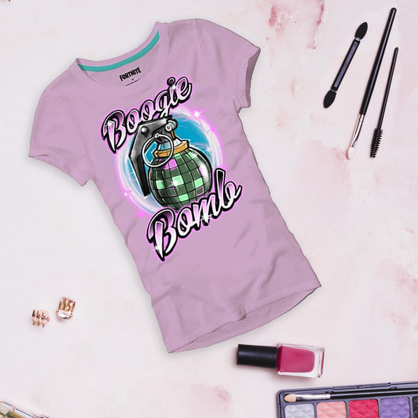 Fortnite Short Sleeve Boogie Bomb Girls Pink 12 Years 152