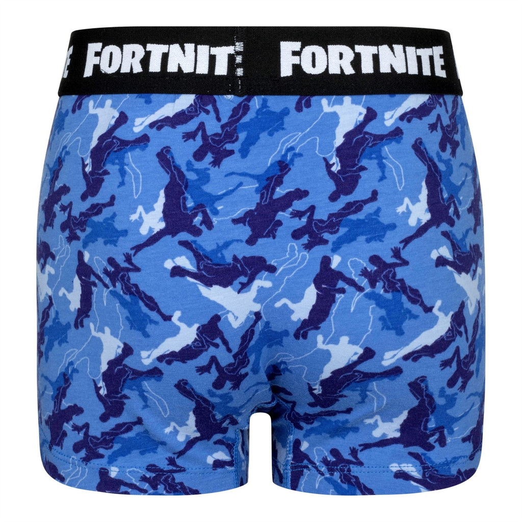FORTNITE | Toys & Gamers | CAMO | Blue | Boxer Shorts | Unisex Adults | Gaming Cotton Boxer Shorts Sizes XS-XL