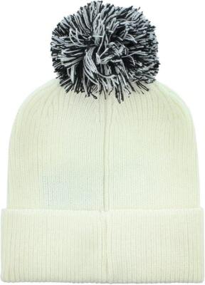 Nightmare Before Christmas White Jack Skellington Pom Beanie – One Size