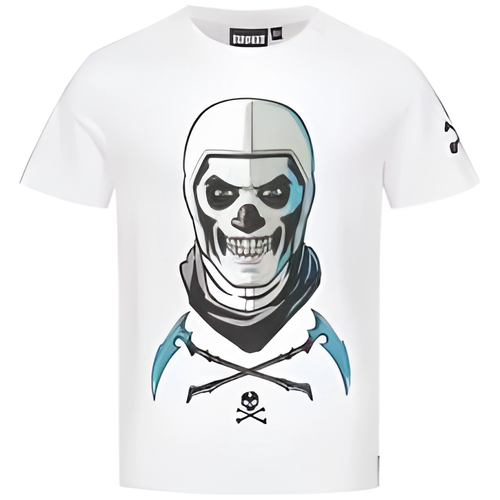 Fortnite Skull Trooper White T-Shirt – Ages 10–16