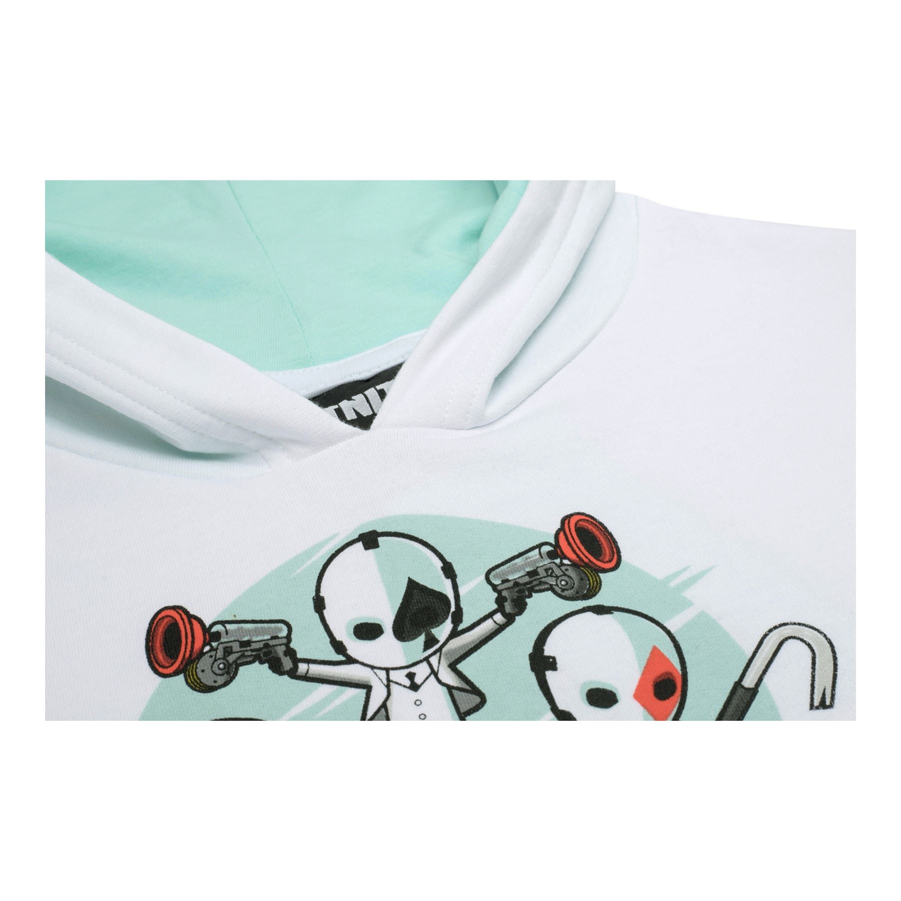 FORTNITE | WILD CARD | White | Long Sleeved | Unisex Kids | Drawstring Hooded | Gaming Cotton Hoodie Sizes 10-16 Years……