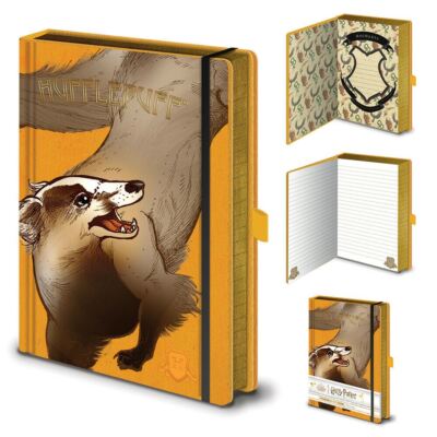 Harry Potter Intricate Hufflepuff A5 Notebook Officially Licensed