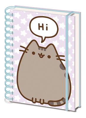 Pusheen Hi & Bye A5 Spiral Notebook – 80 Pages