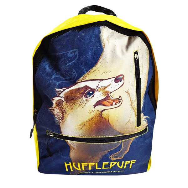 Harry Potter Intricate Houses Hufflepuff Backpack Black/Yellow/Cream