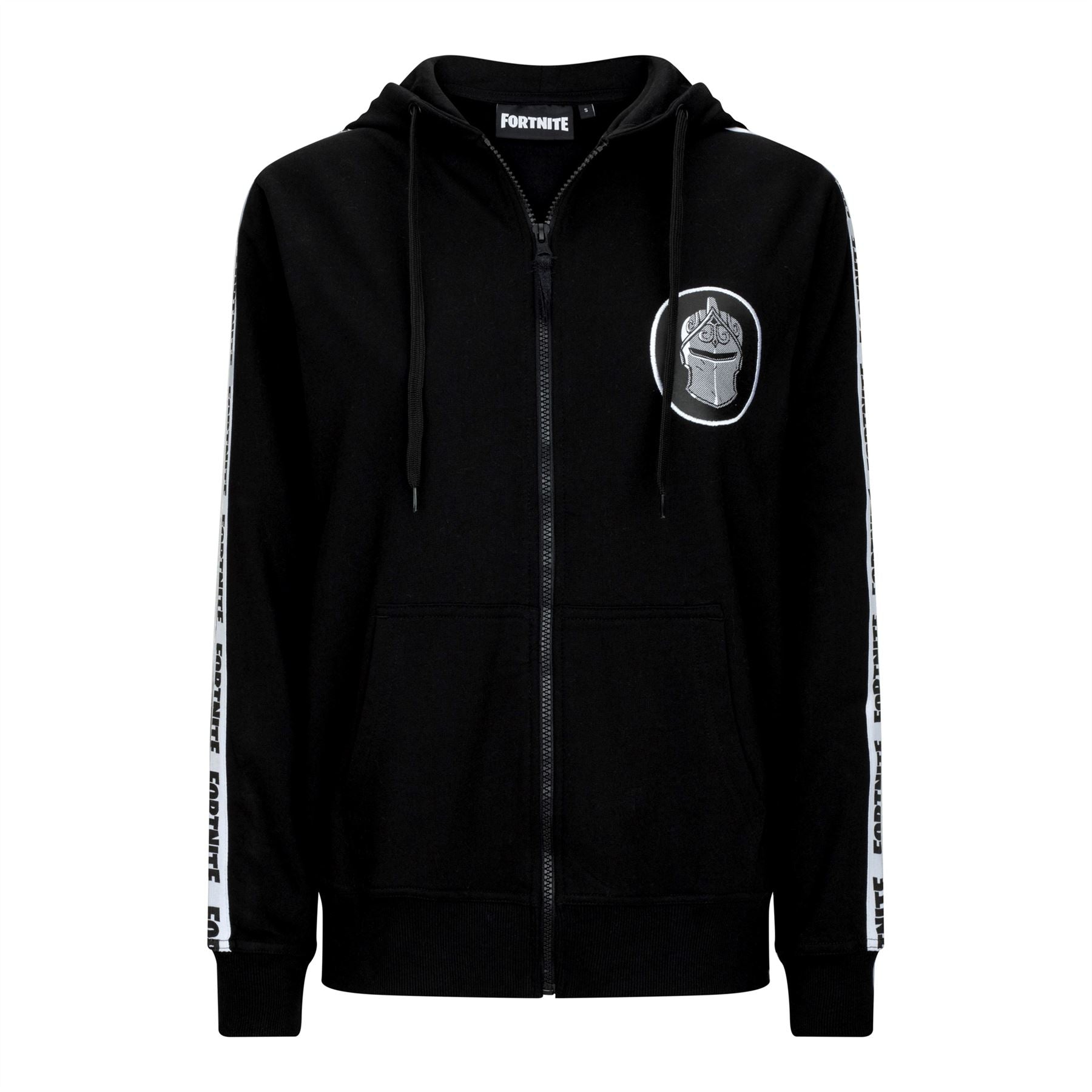 Official Fortnite Adult Black Knight Zipped Hoodie – Long-Sleeve Unisex Gaming Jacket – Sizes S-XL