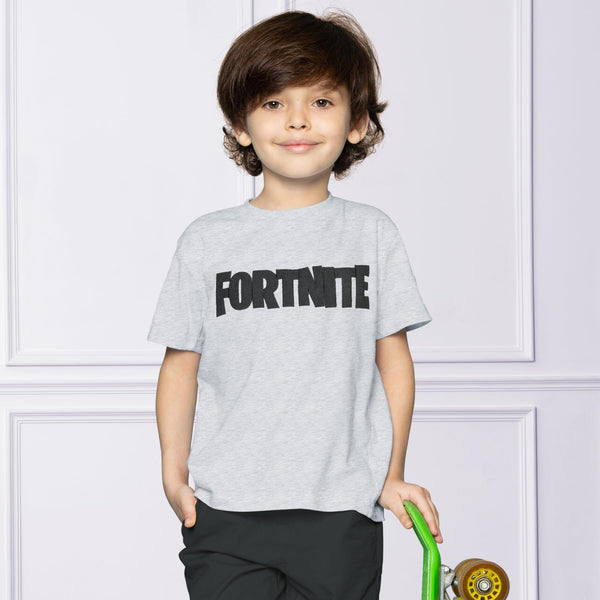 Fortnite Logo Cotton Short Sleeved Unisex Gaming Logo T-Shirt Sizes 10-16 Years