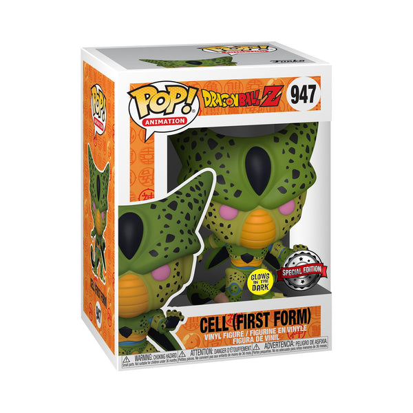 Funko Pop! Animation: DBZ - Cell - (First Form) - Glow in The Dark - Dragon Ball