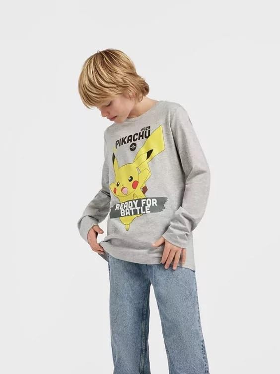 Pokémon Pokemon Long Sleeve T-Shirt – Pikachu Design