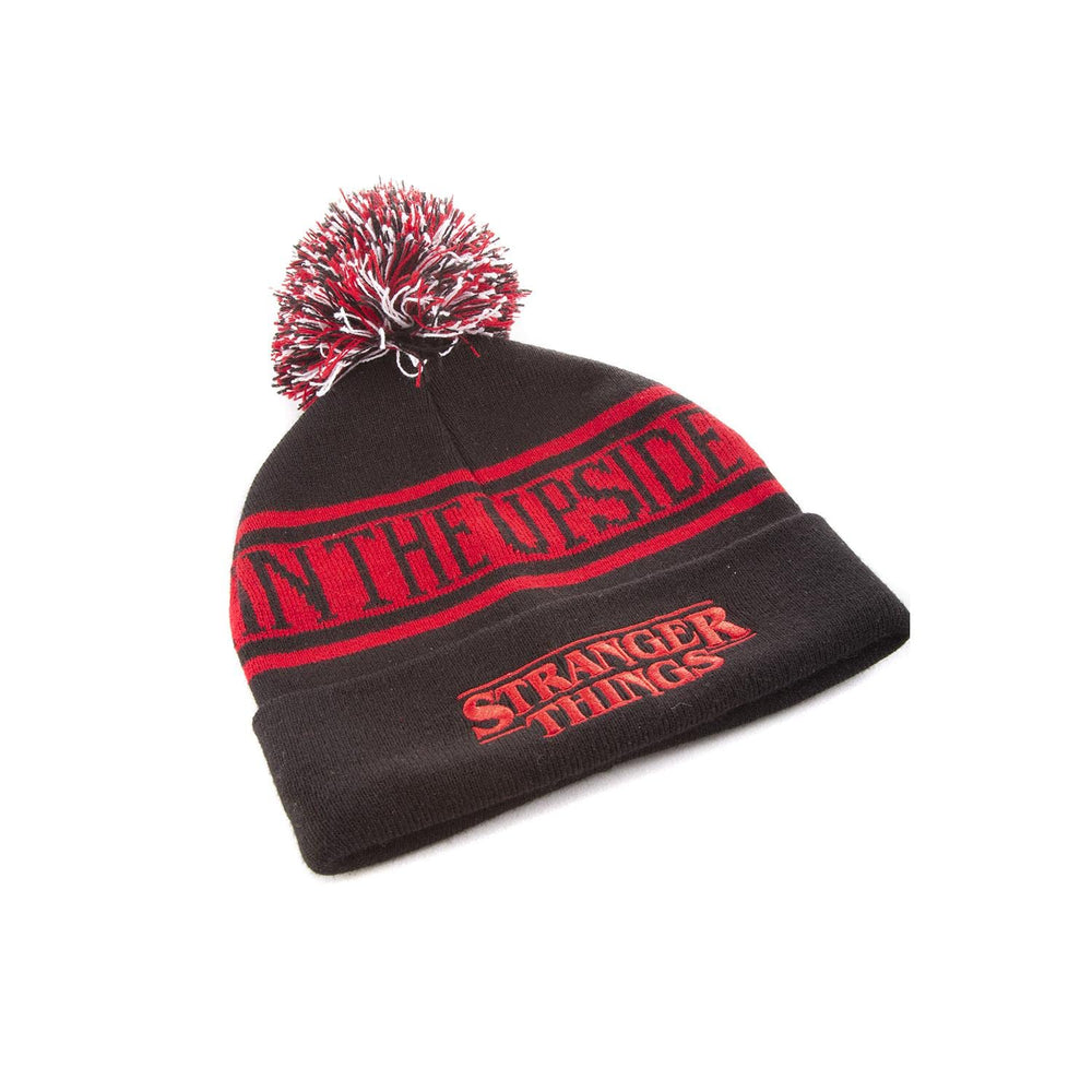 Stranger Things Upside Down Beanie Hat Multicolour Red