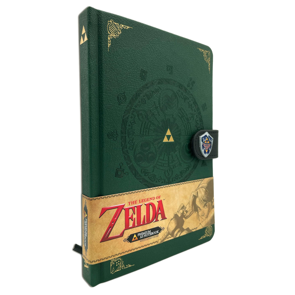 Super Mario Pyramid International A5 The Legend of Zelda Notebook - Green Hard