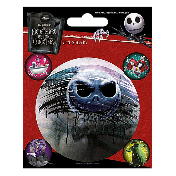 Set of 5 Vinyl Stickers Official The Nightmare Before Christmas