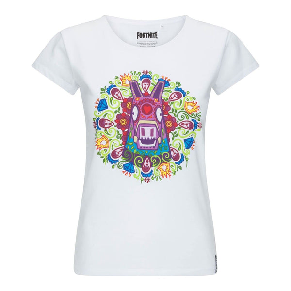 Fortnite Llama White Gaming Cotton Fortnite T-Shirt Sizes 10-16 Years White 10