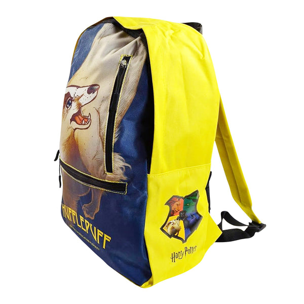 Harry Potter Intricate Houses Hufflepuff Backpack Black/Yellow/Cream