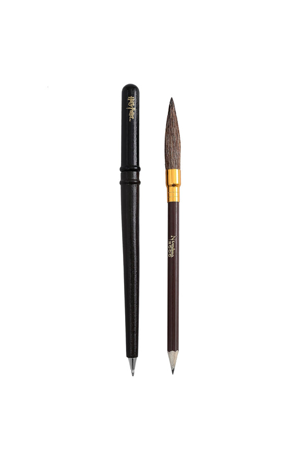 Enchanting Harry Potter Wand & Broom Pen Set - Perfect Gift for Fans of All Ages!