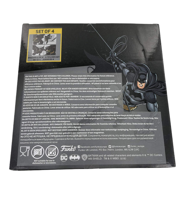 Funko POP Vinyl Figure - DC Comics Batman - Melamine Plate Set of 4