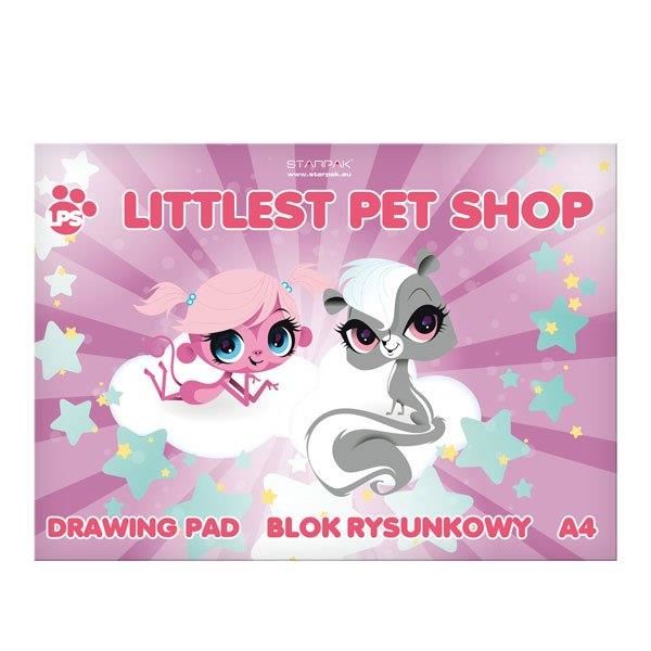 LITTLEST PET SHOP Junior DRAWING PAD 20 Sheets A4 Plain