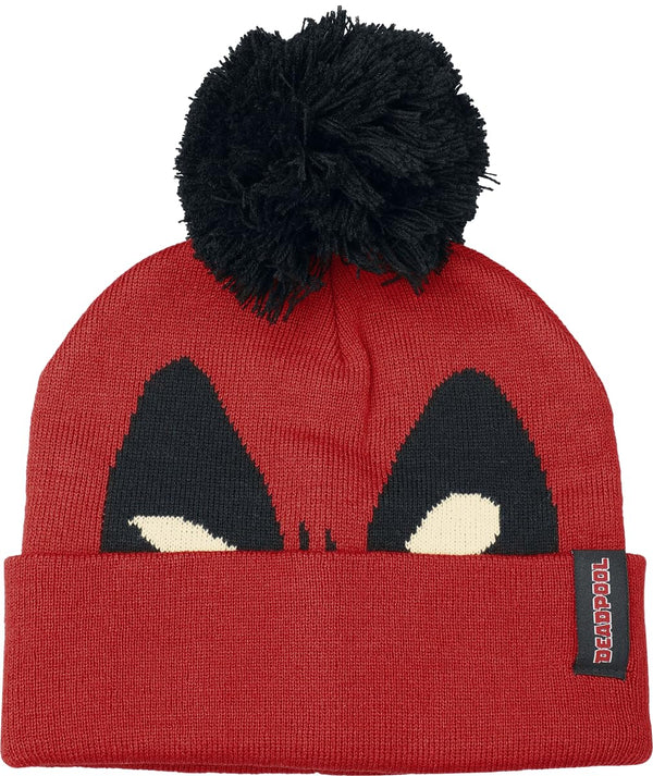 Deadpool Red Beanie - Heroes Inc. Marvel Comics One Size Unisex Red Comic Style