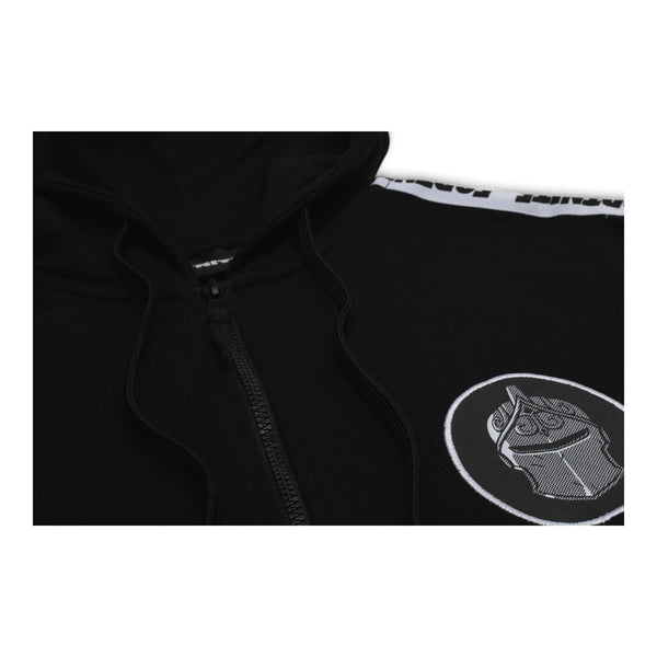 Fortnite Knight Black Long Sleeved Unisex Adult Drawstring Hoodie Gaming Cotton