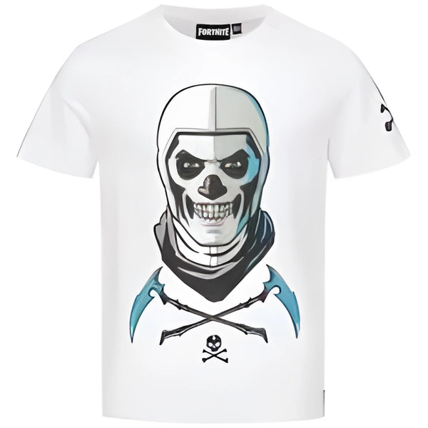 Fortnite - Skull Trooper - Gaming Design Youth T-Shirt - Short Sleeve Cotton