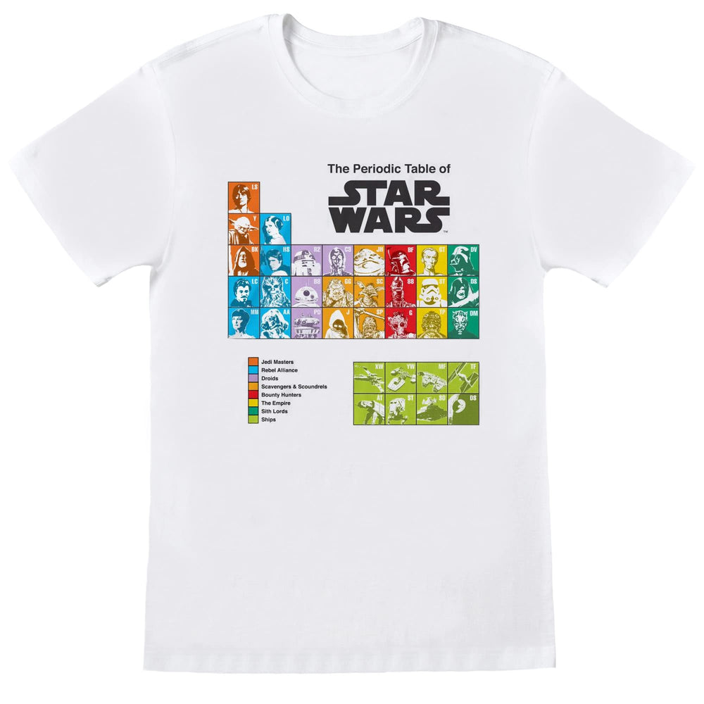 Star Wars - Periodic Table T-Shirt (White)
