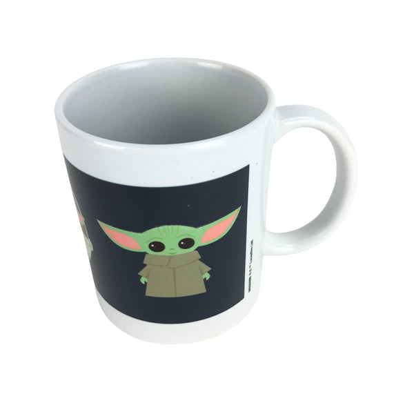 Cup Of Tees Star Wars The Mandalorian The Child Blue Illustarion Mug