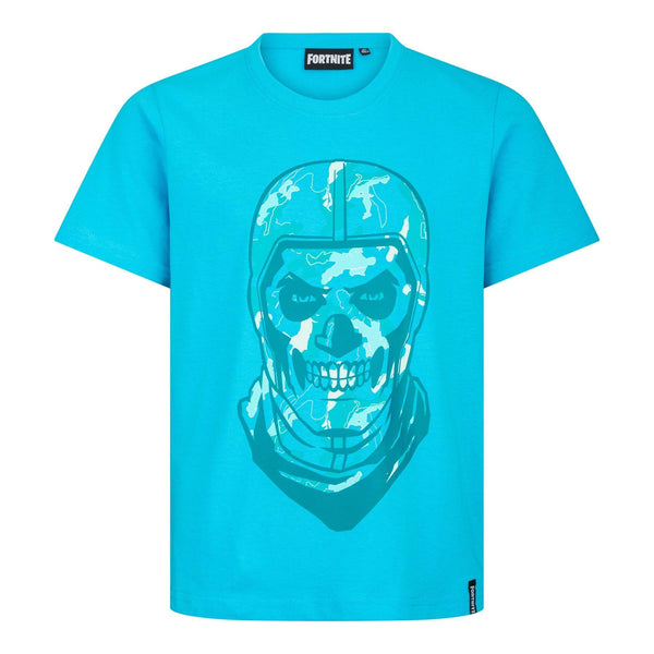 Fortnite Skull Trooper T Shirt Blue