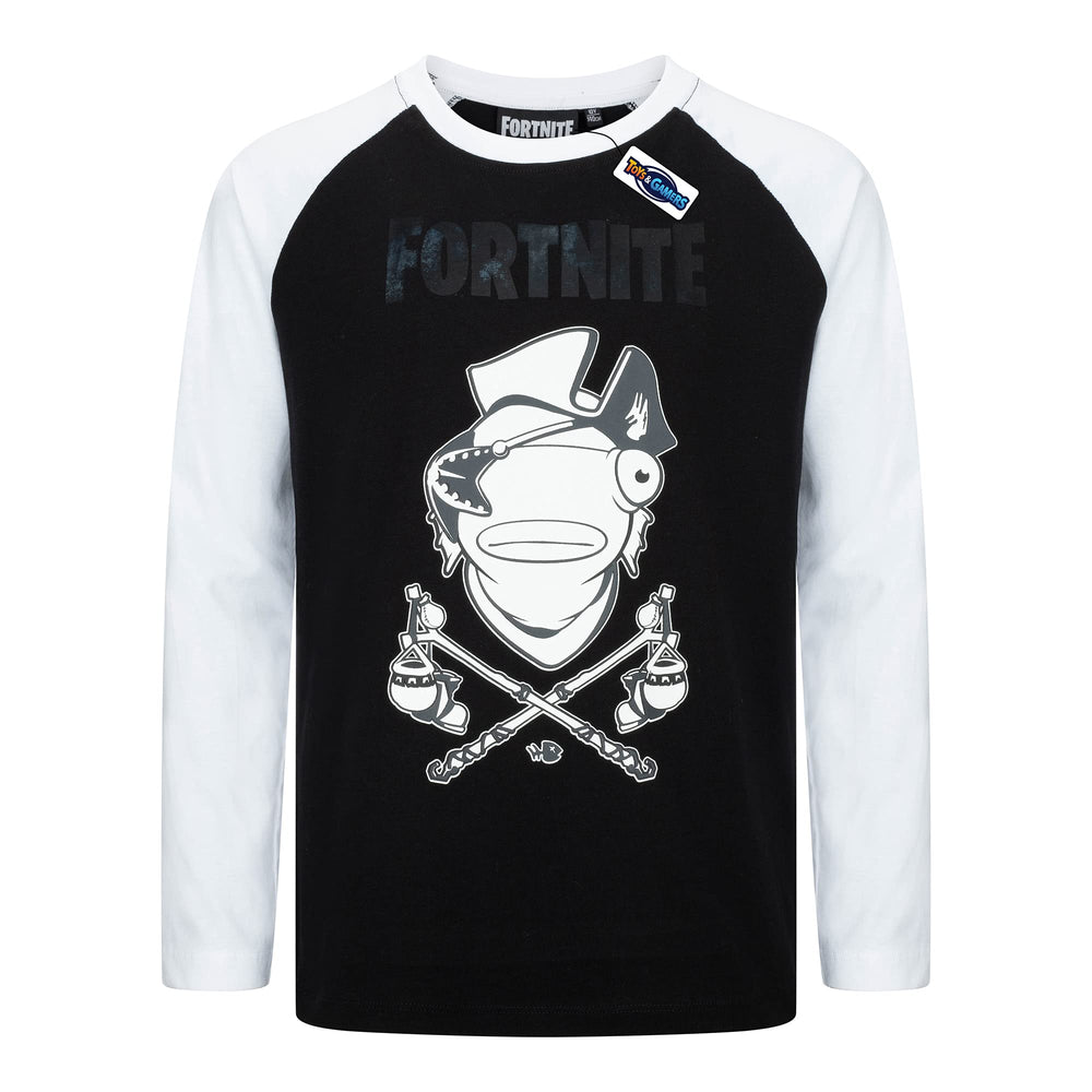 Fortnite Fish Sticks Long-Sleeved T-Shirt Boys and Girls Size 140 152 164 176