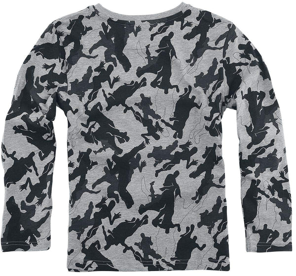 Fortnite Long-Sleeved T-Shirt - Grey - Medium