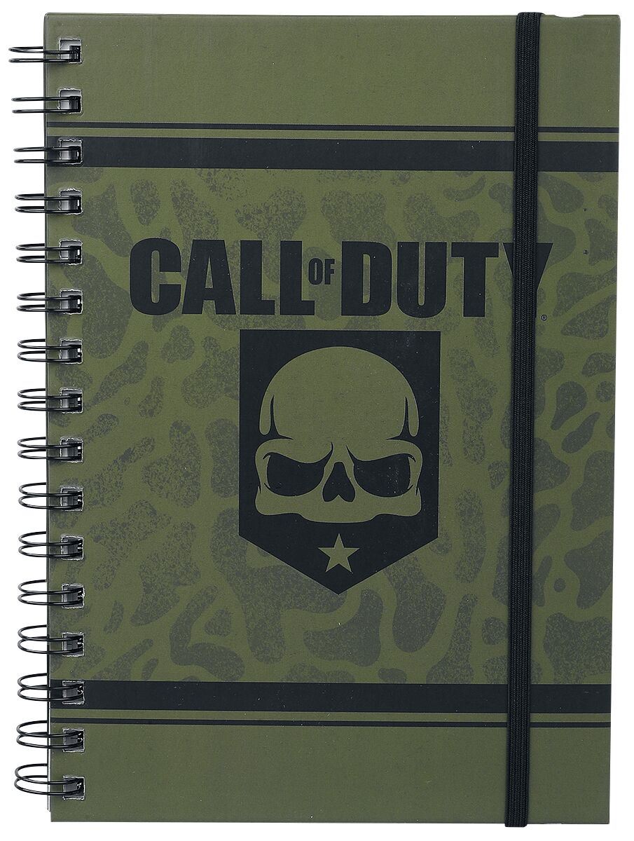 CALL OF DUTY A5 Spiral Bound LOGO Notebook