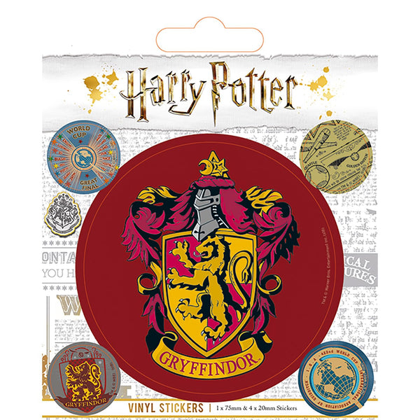 Wizarding World Harry Potter-Gryffindor Vinyl Sticker Multi-Color 10 x 12.5cm