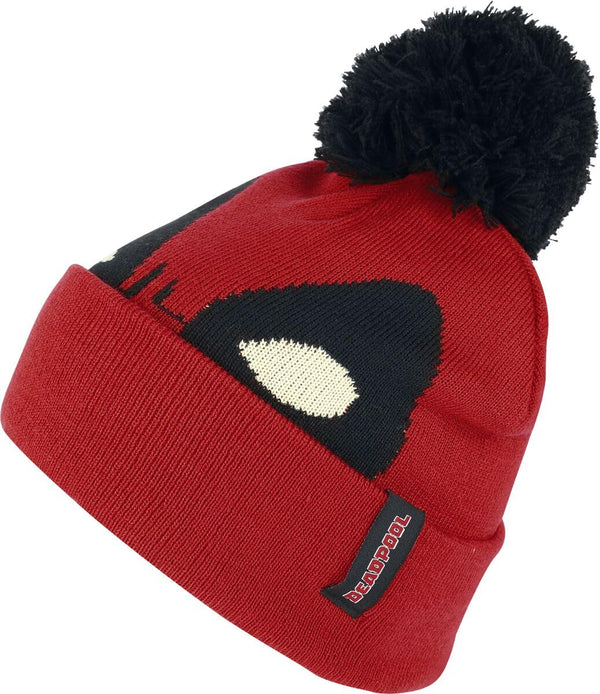 Deadpool Red Beanie - Heroes Inc. Marvel Comics One Size Unisex Red Comic Style